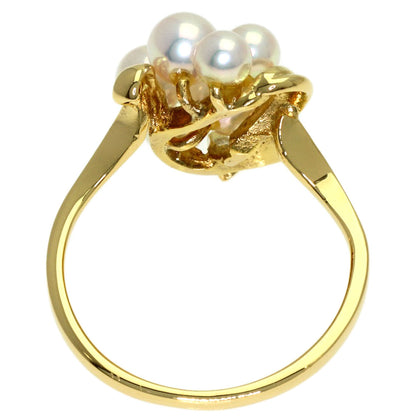 MIKIMOTO Baby pearl Pearl Ring K18 Yellow Gold Ladies [Used]