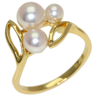 MIKIMOTO Reef Pearl Pearl Ring K18 Yellow Gold Ladies [Used]