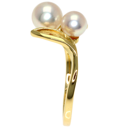 MIKIMOTO Reef Pearl Pearl Ring K18 Yellow Gold Ladies [Used]