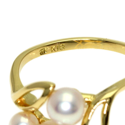MIKIMOTO Reef Pearl Pearl Ring K18 Yellow Gold Ladies [Used]