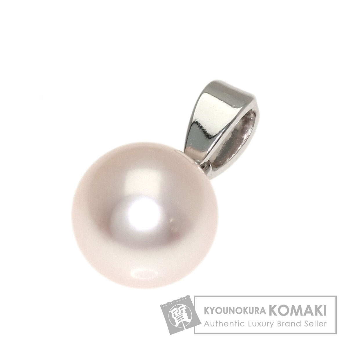 MIKIMOTO Pearl Pearl Pendant top K18 White Gold Ladies [Used]