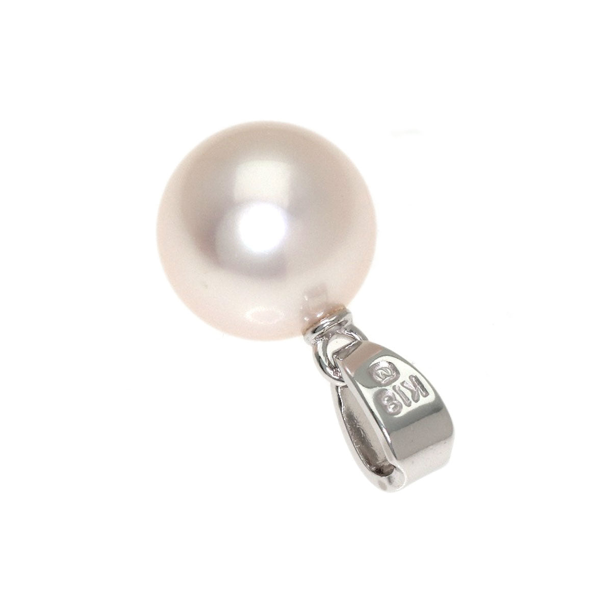 MIKIMOTO Pearl Pearl Pendant top K18 White Gold Ladies [Used]