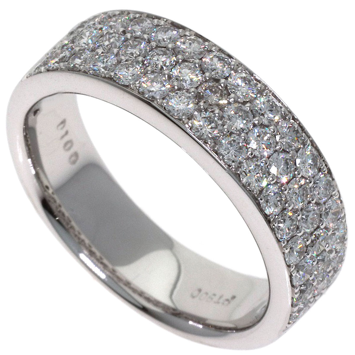 1ct Diamond Ring Platinum PT900 7.8g　Ladies