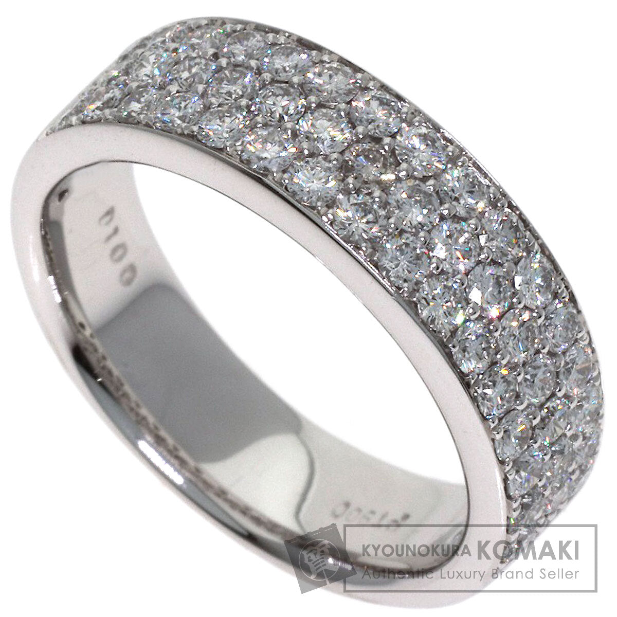 1ct Diamond Ring Platinum PT900 7.8g　Ladies