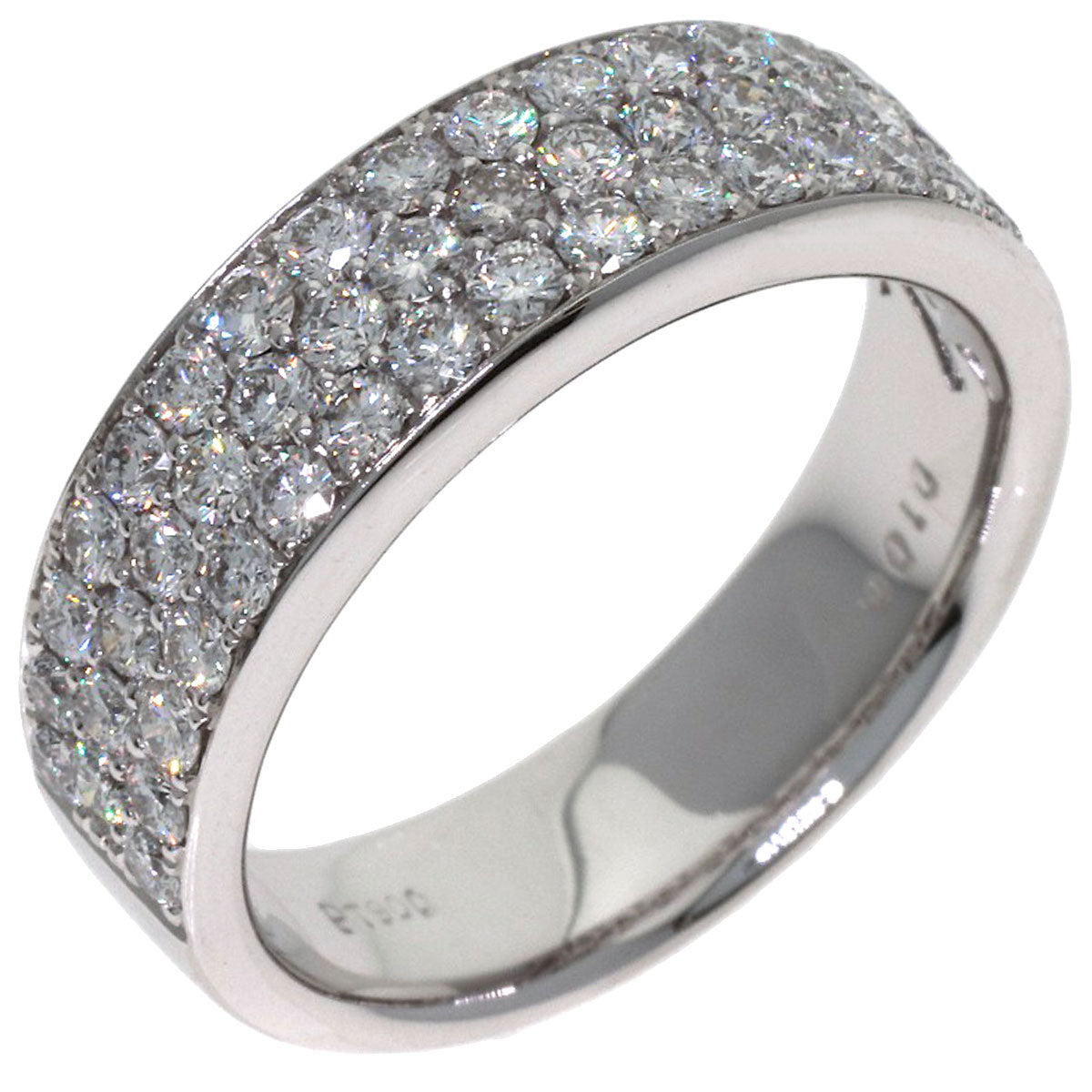 1ct Diamond Ring Platinum PT900 7.8g　Ladies