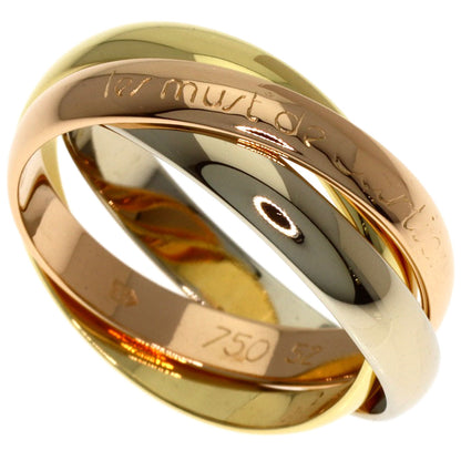 CARTIER Trinity #52 Ring K18 Yellow Gold K18 White GoldLadies [Used]
