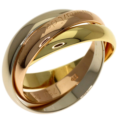 CARTIER Trinity #52 Ring K18 Yellow Gold K18 White GoldLadies [Used]