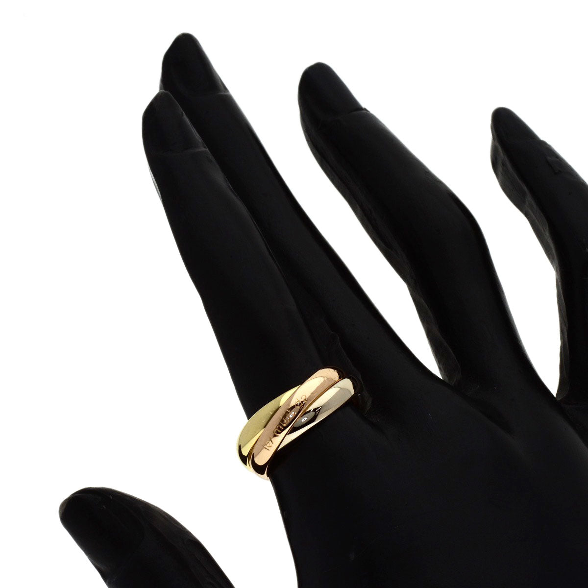 CARTIER Trinity #52 Ring K18 Yellow Gold K18 White GoldLadies [Used]