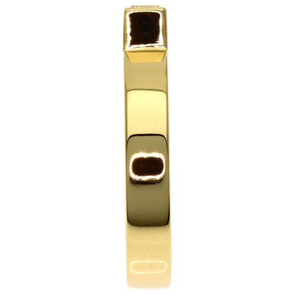 GUCCI Square Diamond Ring K18 Yellow Gold Ladies [Used]