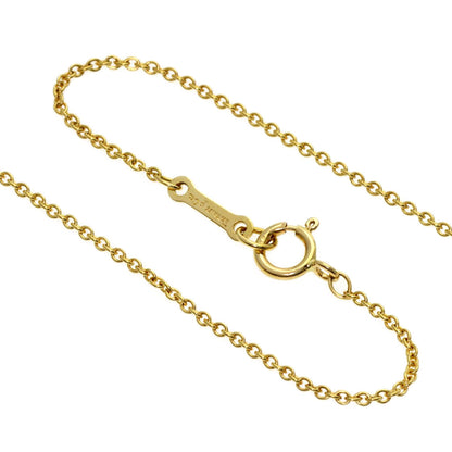 TIFFANY&Co. Open heart Necklace K18 Yellow Gold Ladies [Used]