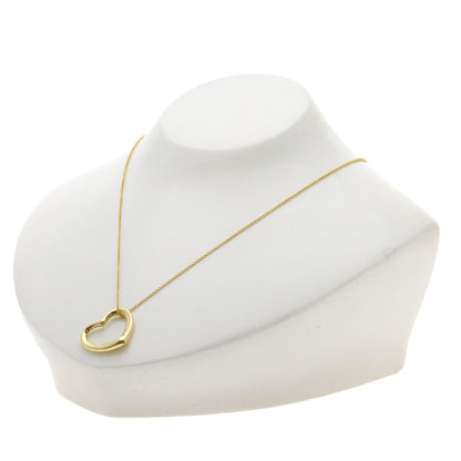 TIFFANY&Co. Open heart Necklace K18 Yellow Gold Ladies [Used]