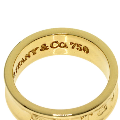 TIFFANY&Co. 1837 Ring K18 Yellow Gold Ladies [Used]