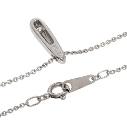 TASAKI 1P Diamond Necklace K18 White Gold Ladies [Used]