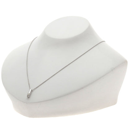TASAKI 1P Diamond Necklace K18 White Gold Ladies [Used]