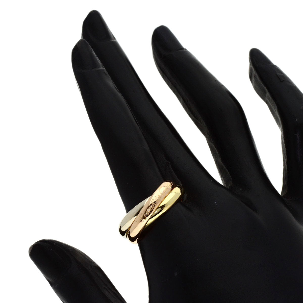 CARTIER Trinity #56 Ring K18 Yellow Gold K18 White GoldLadies [Used]