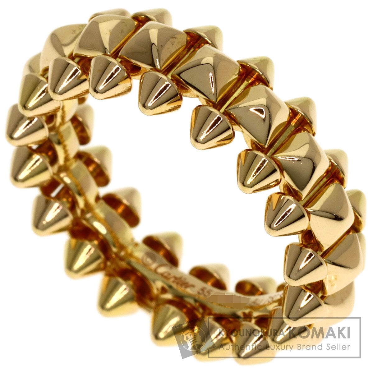CARTIER Clash de Cartier MM #55 Ring K18 Pink Gold Ladies [Used]