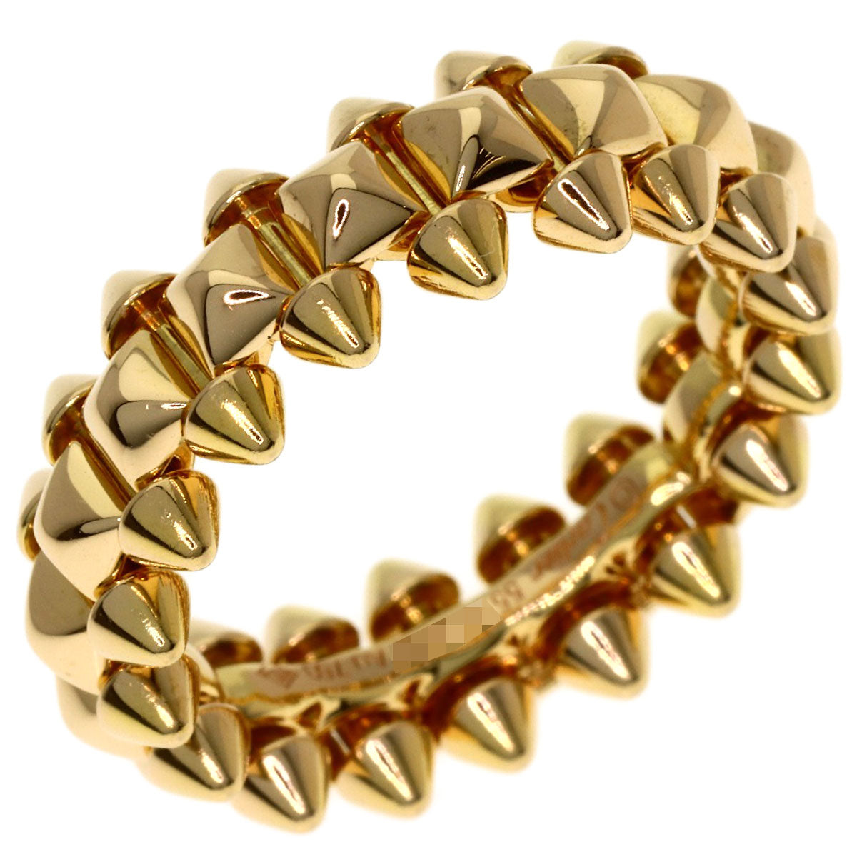 CARTIER Clash de Cartier MM #55 Ring K18 Pink Gold Ladies [Used]