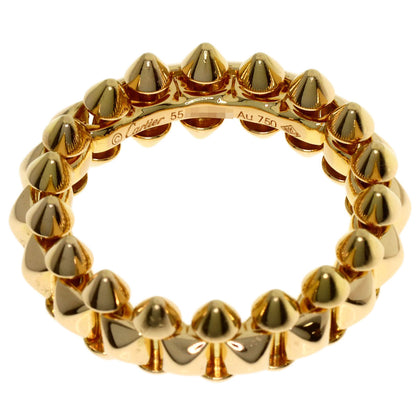 CARTIER Clash de Cartier MM #55 Ring K18 Pink Gold Ladies [Used]