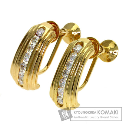 TASAKI Diamond Earring K18 Yellow Gold Ladies [Used]
