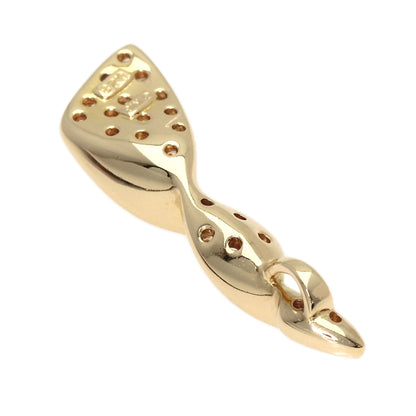 MIKIMOTO Twisted Diamond Pendant top K18 Yellow Gold Ladies [Used]