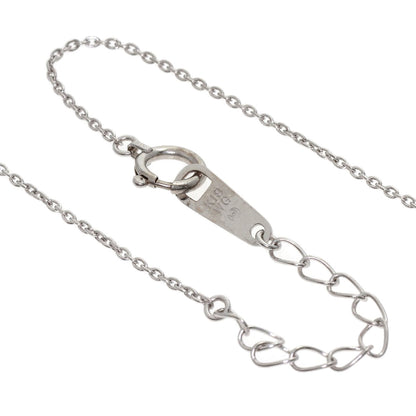 TASAKI Heart Diamond Necklace K18 White Gold Ladies [Used]