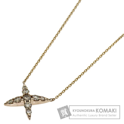 Kashikey Naked Brown Diamond Necklace K18BG Ladies [Used]