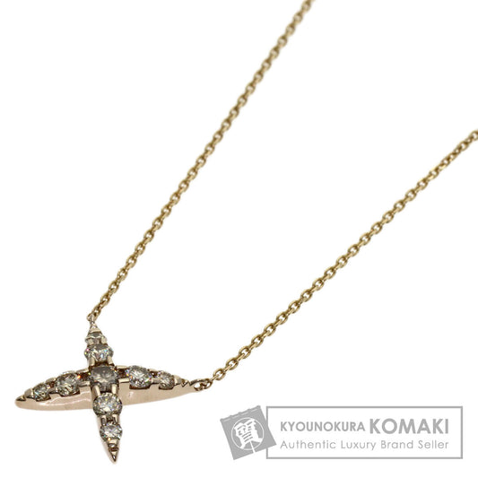 Kashikey Naked Brown Diamond Necklace K18BG Ladies [Used]