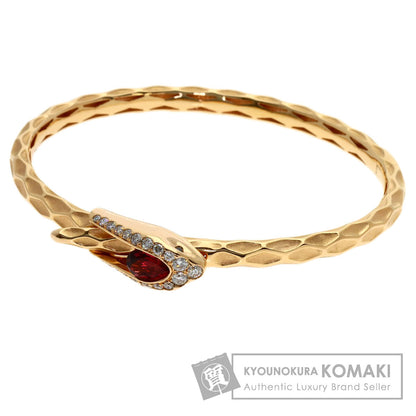 0.83ct Tourmaline Diamond Bracelet K18 Pink Gold 26.2g　Ladies