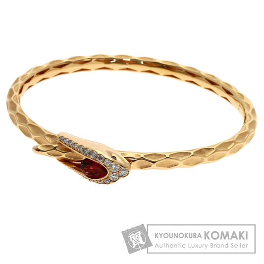 0.83ct Tourmaline Diamond Bracelet K18 Pink Gold 26.2g　Ladies