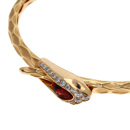 0.83ct Tourmaline Diamond Bracelet K18 Pink Gold 26.2g　Ladies