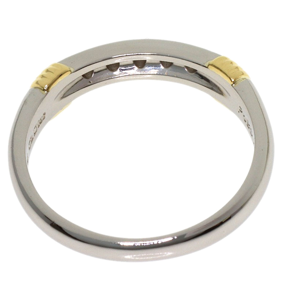 Dior Two-Tone  Diamond Ring Platinum PT950 18K Yellow GoldLadies [Used]