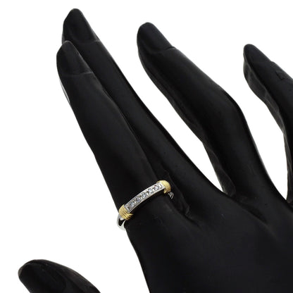 Dior Two-Tone  Diamond Ring Platinum PT950 18K Yellow GoldLadies [Used]