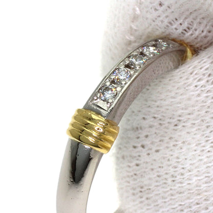 Dior Two-Tone  Diamond Ring Platinum PT950 18K Yellow GoldLadies [Used]