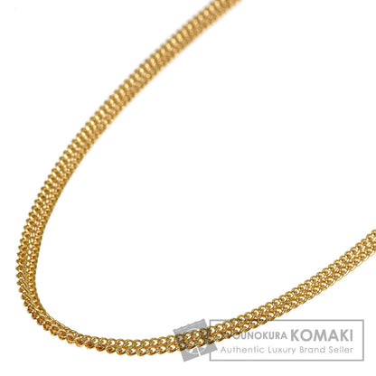 Chain 2 strands 14.6" Necklace K18 Yellow Gold 4.6g　Ladies