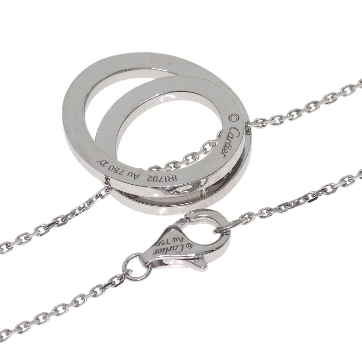 CARTIER Etincel de Cartier Diamond Necklace K18 White Gold Ladies [Used]