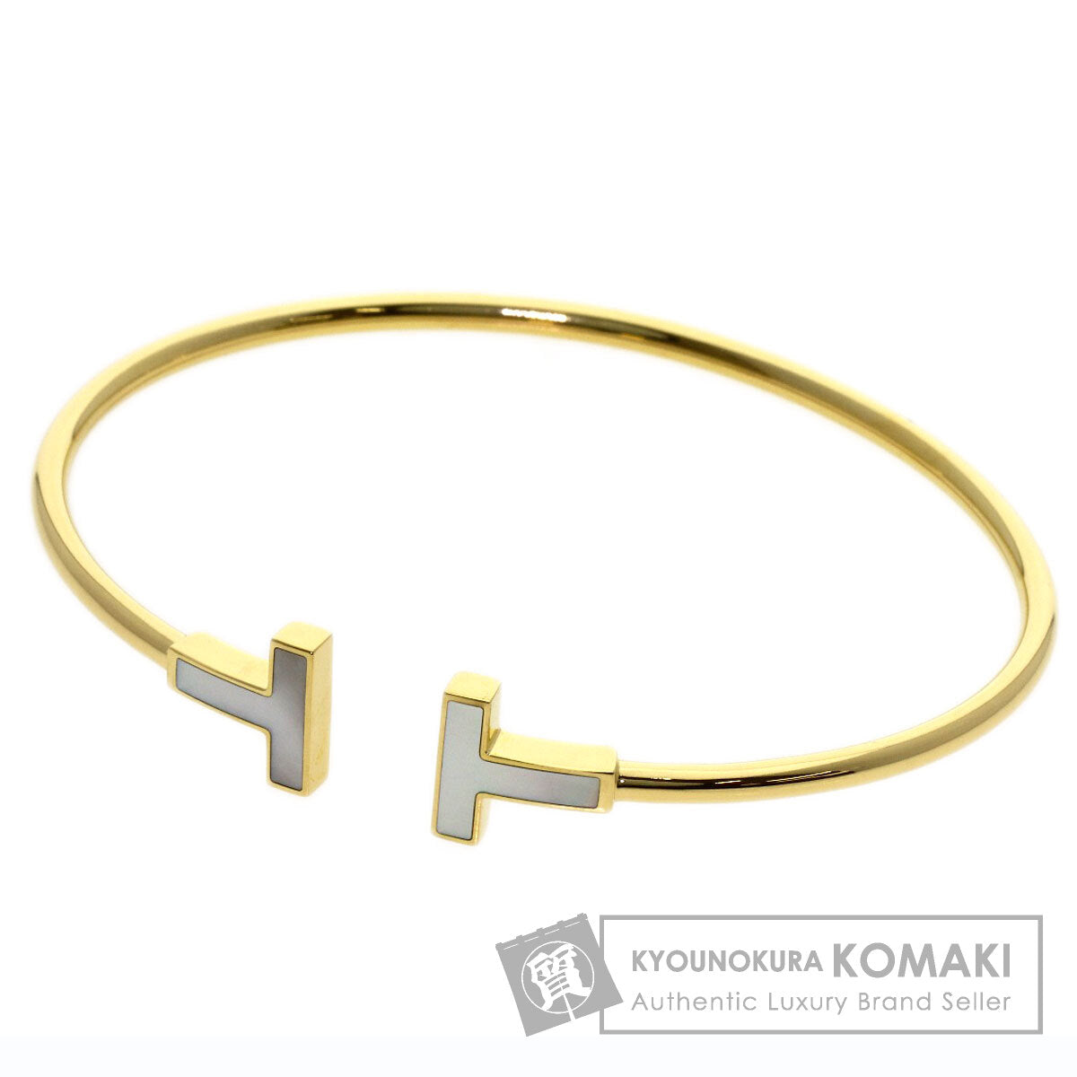 TIFFANY&Co. TWire Shell Bracelet K18 Yellow Gold Ladies [Used]