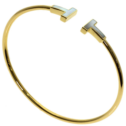 TIFFANY&Co. TWire Shell Bracelet K18 Yellow Gold Ladies [Used]