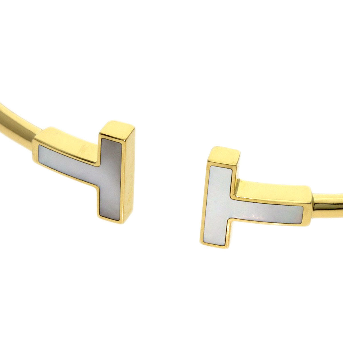TIFFANY&Co. TWire Shell Bracelet K18 Yellow Gold Ladies [Used]