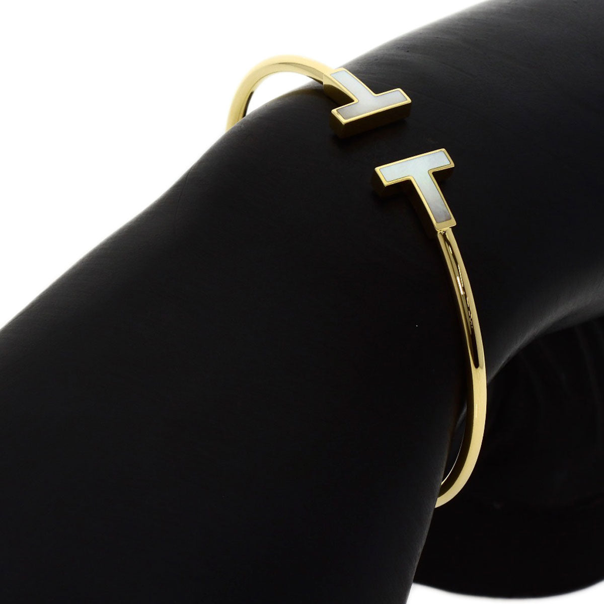 TIFFANY&Co. TWire Shell Bracelet K18 Yellow Gold Ladies [Used]