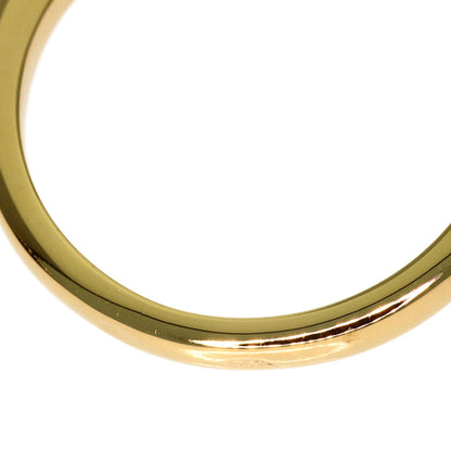 CARTIER Heart-shaped with diamond #49 Ring K18 Yellow Gold Ladies [Used]