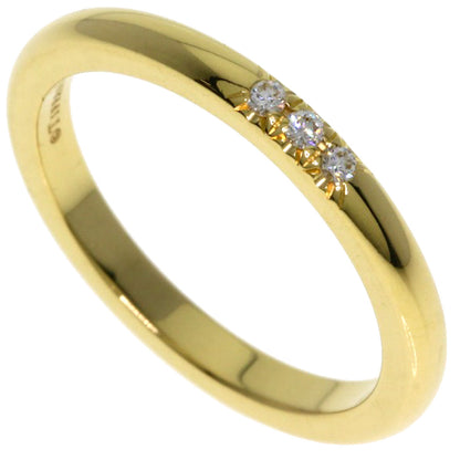 TIFFANY&Co. Forever 3P Diamond Ring K18 Yellow Gold Ladies [Used]