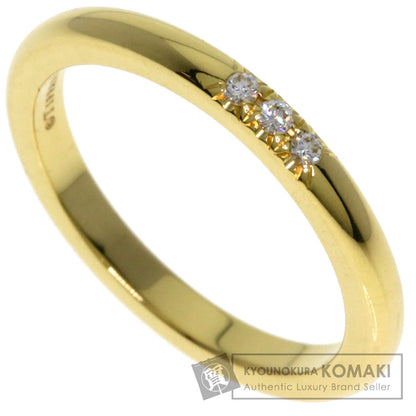 TIFFANY&Co. Forever 3P Diamond Ring K18 Yellow Gold Ladies [Used]