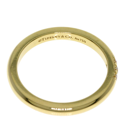 TIFFANY&Co. Forever 3P Diamond Ring K18 Yellow Gold Ladies [Used]