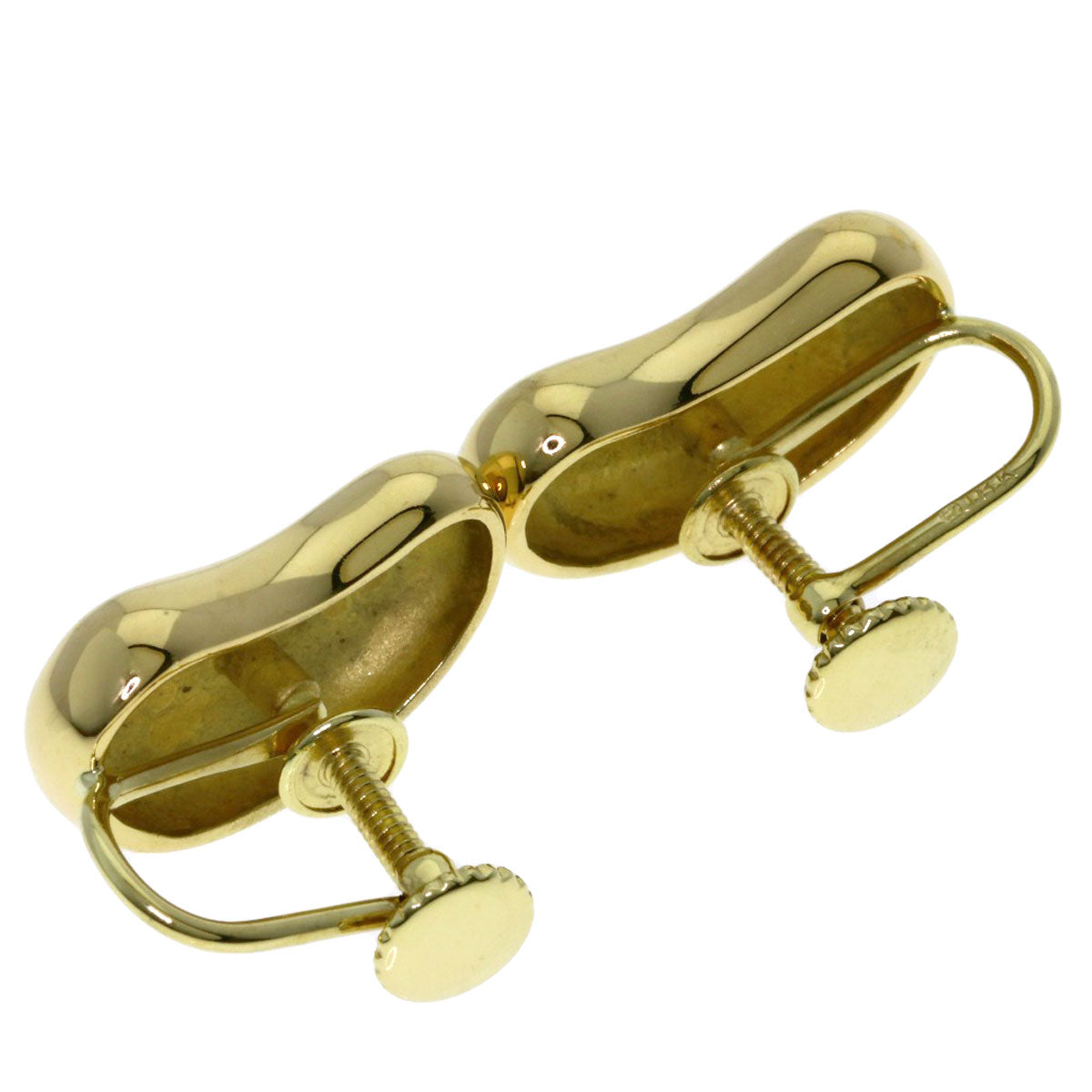 TIFFANY&Co. Bean Earring K18 Yellow Gold Ladies [Used]