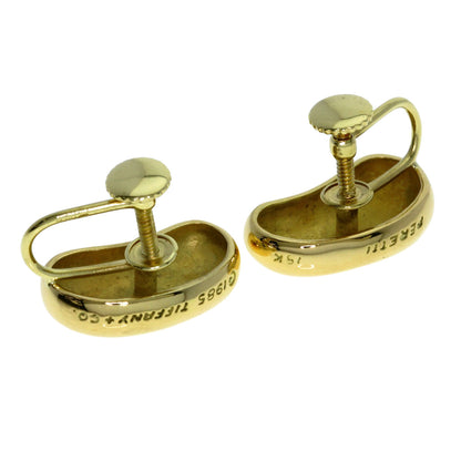 TIFFANY&Co. Bean Earring K18 Yellow Gold Ladies [Used]