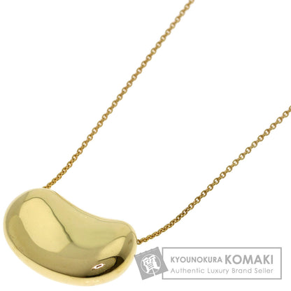 TIFFANY&Co. Bean Necklace K18 Yellow Gold Ladies [Used]