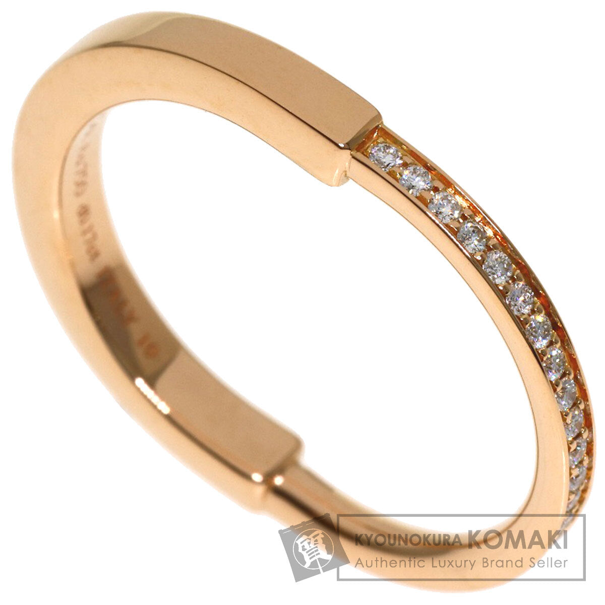 TIFFANY&Co. TIFFANY&Co. Rock Diamond Ring K18 Pink Gold Ladies [Used]