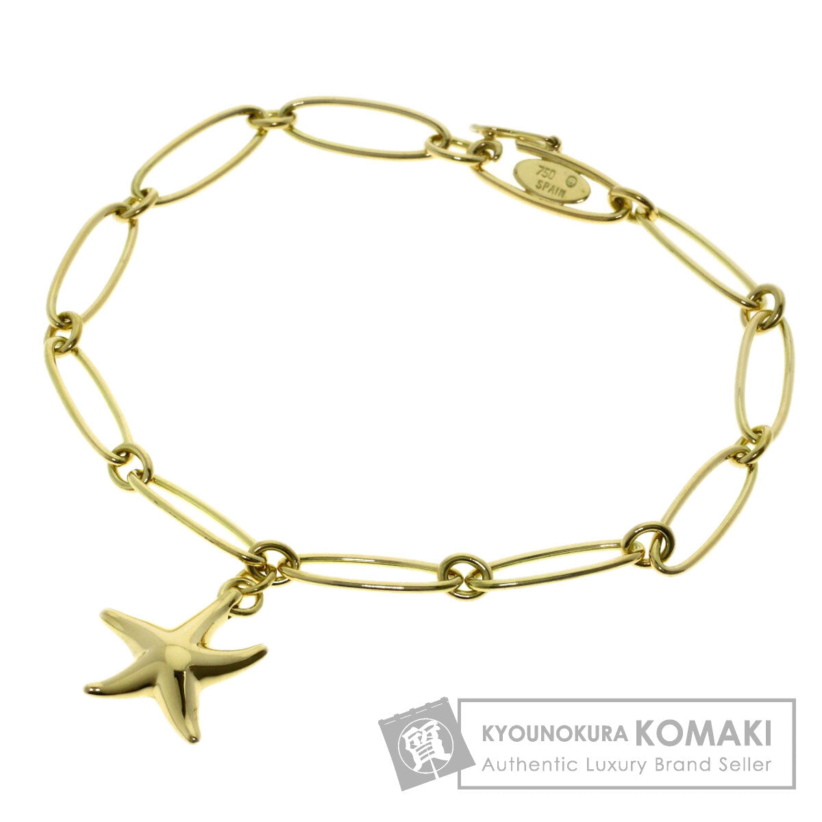 TIFFANY&Co. Star fish Bracelet K18 Yellow Gold Ladies [Used]
