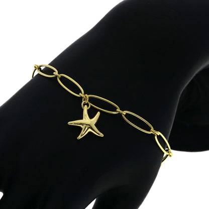 TIFFANY&Co. Star fish Bracelet K18 Yellow Gold Ladies [Used]