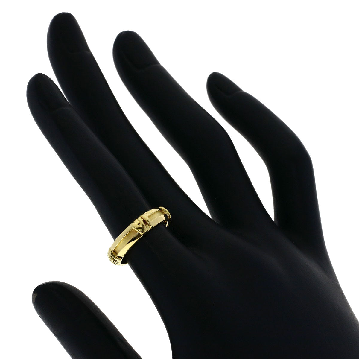 TIFFANY&Co. Atlas Ring K18 Yellow Gold Ladies [Used]